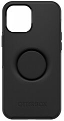 Otter + Pop dėklas, skirtas iPhone 12 mini, juodas kaina ir informacija | Telefono dėklai | pigu.lt