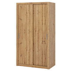 Шкаф Selsey Rinker 120, светло-коричневый цена и информация | Шкафы | pigu.lt