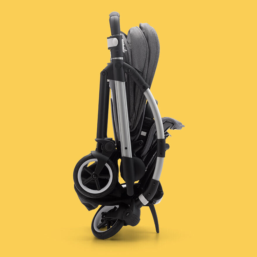 Bugaboo Bee 6 sportinis vežimėlis, Alu/Grey Melange-Grey Melange цена и информация | Vežimėliai | pigu.lt