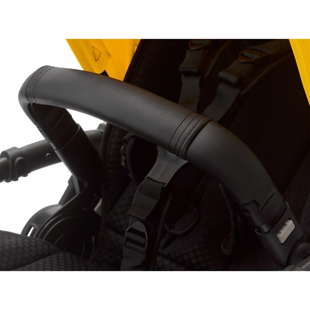 Bugaboo Bee 6 sportinis vežimėlis, Black/Black-Lemon Yellow kaina ir informacija | Vežimėliai | pigu.lt