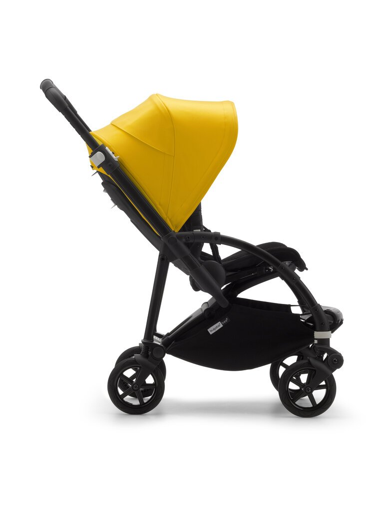 Bugaboo Bee 6 sportinis vežimėlis, Black/Black-Lemon Yellow kaina ir informacija | Vežimėliai | pigu.lt