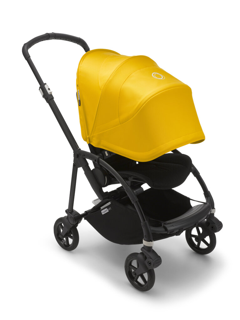 Bugaboo Bee 6 sportinis vežimėlis, Black/Black-Lemon Yellow kaina ir informacija | Vežimėliai | pigu.lt