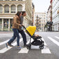 Bugaboo Bee 6 sportinis vežimėlis, Black/Black-Lemon Yellow kaina ir informacija | Vežimėliai | pigu.lt