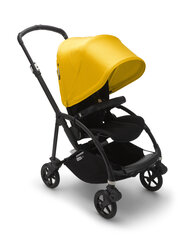 Bugaboo Bee 6 sportinis vežimėlis, Black/Black-Lemon Yellow kaina ir informacija | Vežimėliai | pigu.lt