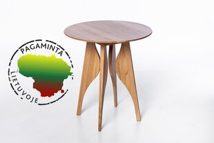 Ąžuolinis lakuotas staliukas COFFEE 60 cm kaina ir informacija | Svetainės stalai | pigu.lt