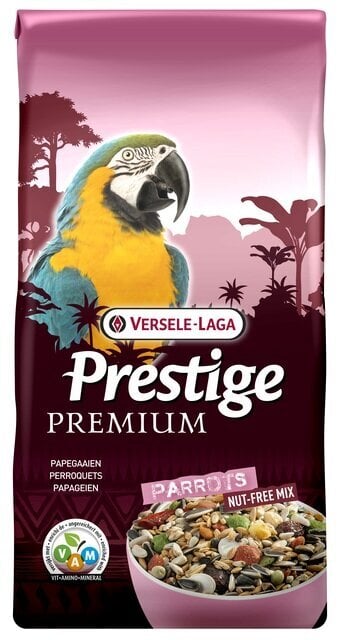 Lesalas didelėms papūgoms Versele-Laga Parrots Premium, 2 kg kaina ir informacija | Lesalas paukščiams | pigu.lt
