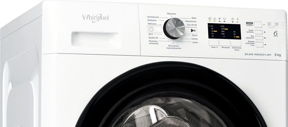 Whirlpool FFL 6038 B PL kaina ir informacija | Skalbimo mašinos | pigu.lt