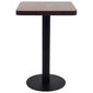 Bistro staliukas, 50x50 cm, rudas kaina ir informacija | Virtuvės ir valgomojo stalai, staliukai | pigu.lt