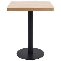Bistro staliukas, 60x60 cm, rudas цена и информация | Кухонные и обеденные столы | pigu.lt