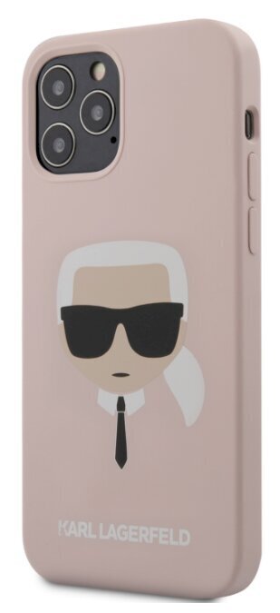 Karl Lagerfeld, skirtas Apple iPhone 12 / 12 Pro, rožinis цена и информация | Telefono dėklai | pigu.lt
