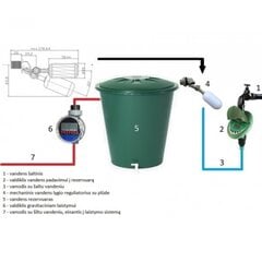 Регулятор уровня воды с поплавком цена и информация | Оборудование для полива | pigu.lt