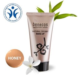 Benecos Natural Creamy Make-Up тональный крем 30 ml, Honey цена и информация | Пудры, базы под макияж | pigu.lt