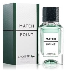 Туалетная вода Lacoste Match Point EDT для мужчин, 50 мл цена и информация | Мужские духи | pigu.lt