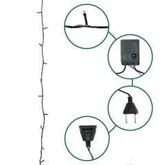 Рождественские огоньки ipow, 300LED, 33 м цена и информация | Гирлянды | pigu.lt