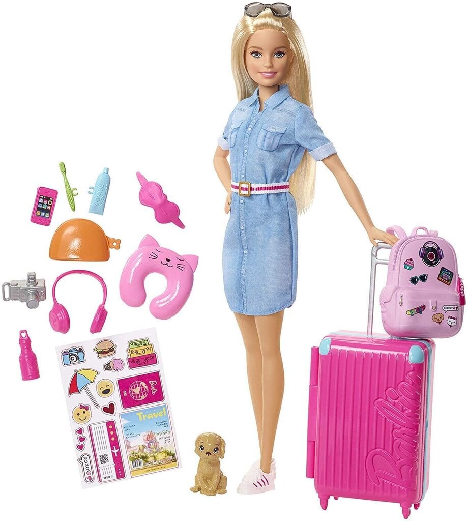 Lėlė Barbie keliautoja Dreamhouse Adventures, FWV25 kaina ir informacija | Žaislai mergaitėms | pigu.lt