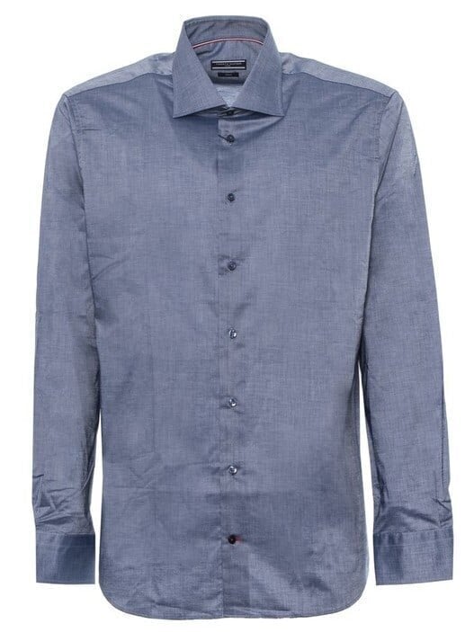 Marškiniai vyrams Tommy Hilfiger, mėlyni цена и информация | Vyriški marškiniai | pigu.lt