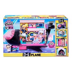 L.O.L. Surprise! O.M.G. Remix 4-in-1 Plane Playset Transforms цена и информация | Игрушки для девочек | pigu.lt