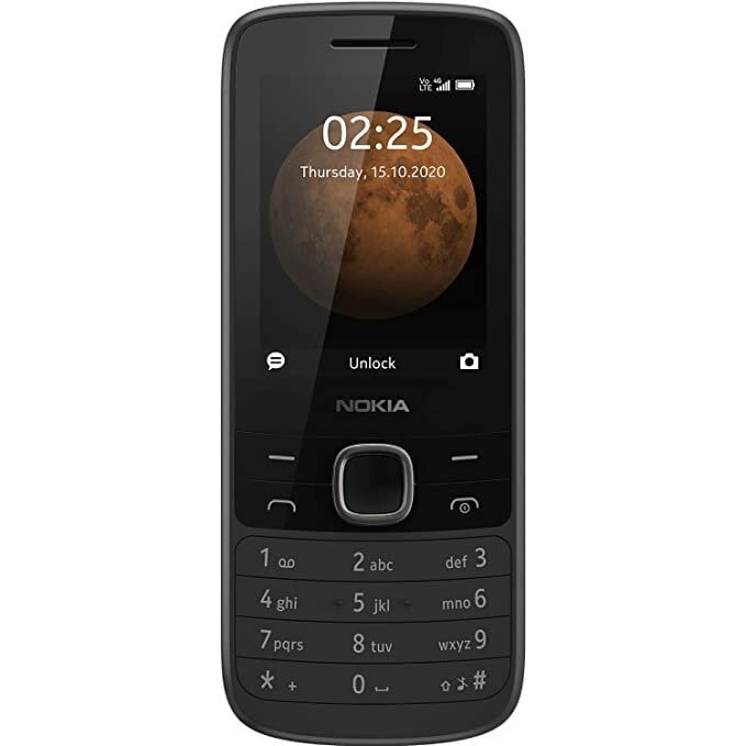 Nokia 225 4G Dual SIM Black цена и информация | Mobilieji telefonai | pigu.lt