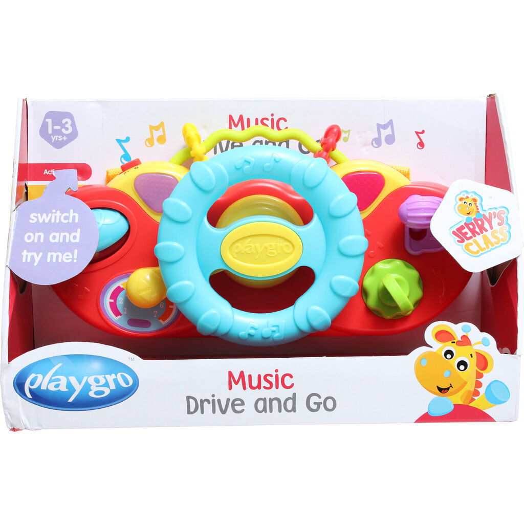 Muzikinis žaislas Playgro Drive and Go, 0184477 цена и информация | Žaislai kūdikiams | pigu.lt