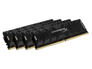 KINGSTON HyperX Predator DDR4 4x32GB 2666MHz XMP Kit memory module kaina ir informacija | Operatyvioji atmintis (RAM) | pigu.lt