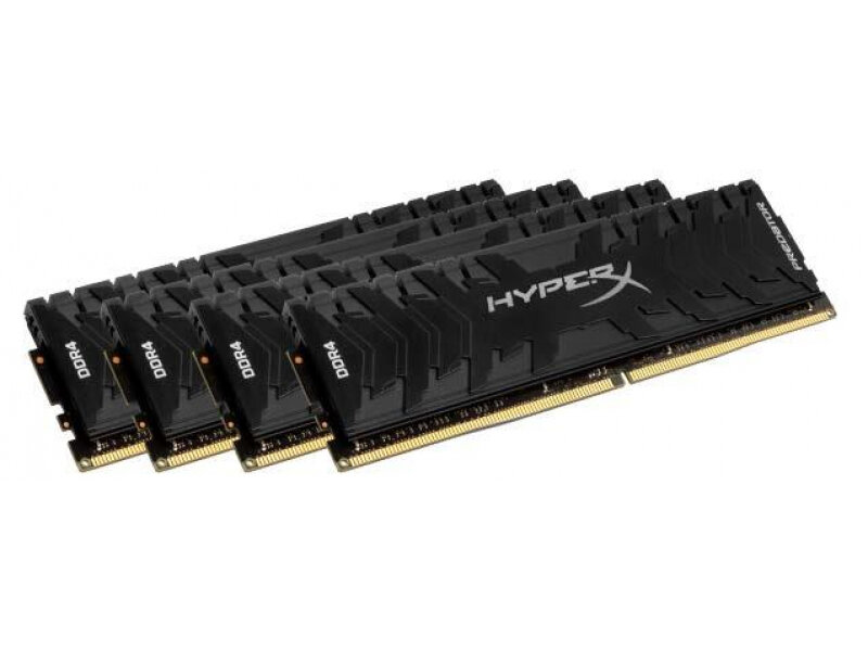 KINGSTON HyperX Predator DDR4 4x32GB 2666MHz XMP Kit memory module цена и информация | Operatyvioji atmintis (RAM) | pigu.lt