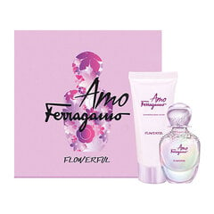 Аромат Salvatore Ferragamo Amo Ferragamo Flowerful, EDT 50 мл + лосьон для тела, 100 мл цена и информация | Женские духи | pigu.lt