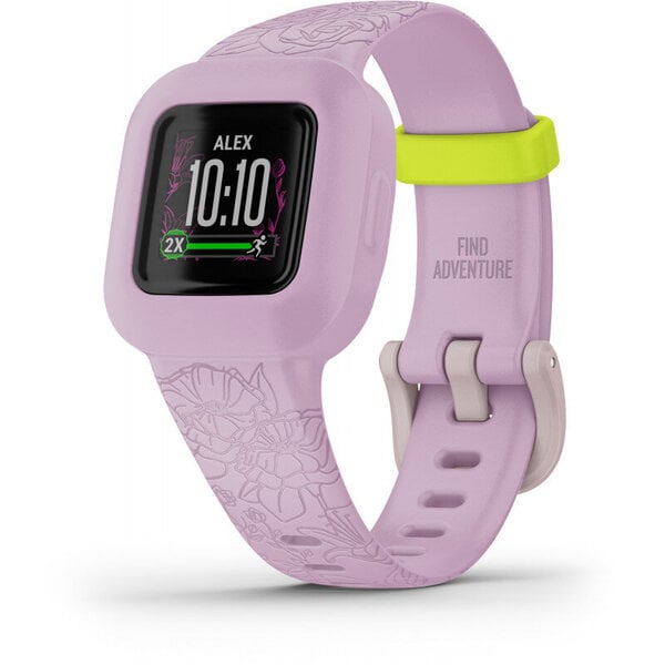 Vaikiškas išmanusis laikrodis Garmin Vivofit Jr.3, Floral Pink kaina ir informacija | Išmanieji laikrodžiai (smartwatch) | pigu.lt