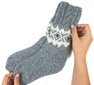 Rankų darbo vilnonės kojinės kaina ir informacija | Moteriškos kojinės | pigu.lt