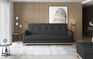 Sofa NORE Selene 09, juoda kaina ir informacija | Sofos | pigu.lt