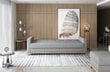 Sofa NORE Selene 17, tamsiai pilka kaina ir informacija | Sofos | pigu.lt