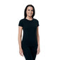 Medvilniniai marškinėliai moterims, juodi kaina ir informacija | Marškinėliai moterims | pigu.lt