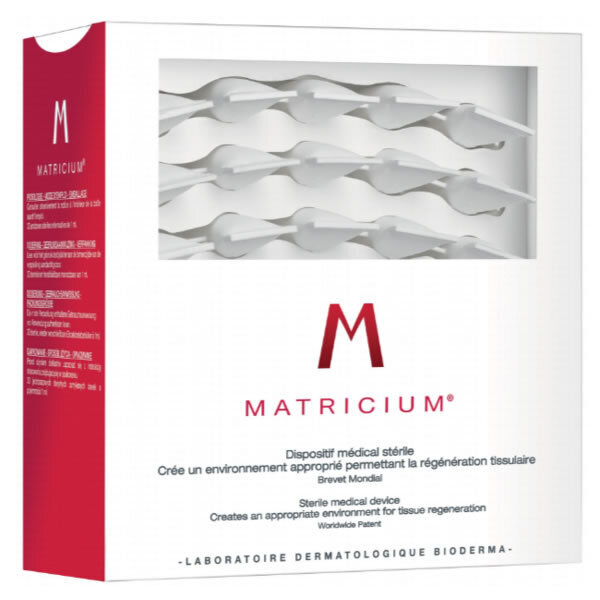Intensyviai odą atstatančios ampulės Bioderma Matricium, 30x1 ml цена и информация | Veido aliejai, serumai | pigu.lt