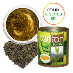 Tarlton Pure Green tea GP1, Ceilono žalia, biri, didelių lapų arbata GP1, 100g kaina ir informacija | Arbata | pigu.lt