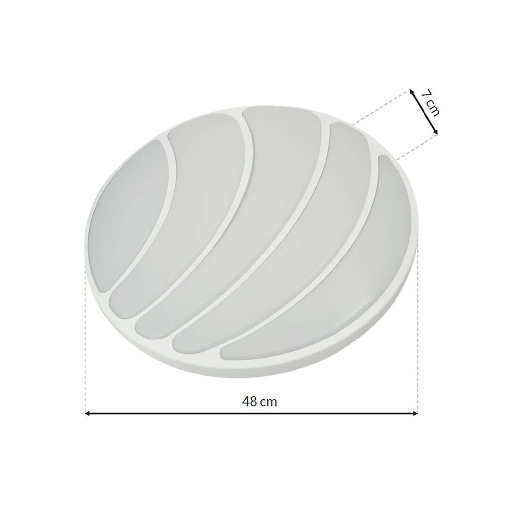 Eko-light lubinis šviestuvas Shell kaina ir informacija | Lubiniai šviestuvai | pigu.lt