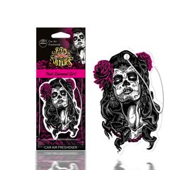 Стильный освежитель воздуха Aroma Dia De Los Muertos Diamond Girl цена и информация | Освежители воздуха для салона | pigu.lt