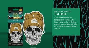 Стильный освежитель воздуха Aroma Dia De Los Muertos Hat Skull цена и информация | Aroma Автотовары | pigu.lt