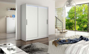 Шкаф с раздвижными дверями WESTA / PRESTO I + LED цена и информация | Шкафы | pigu.lt