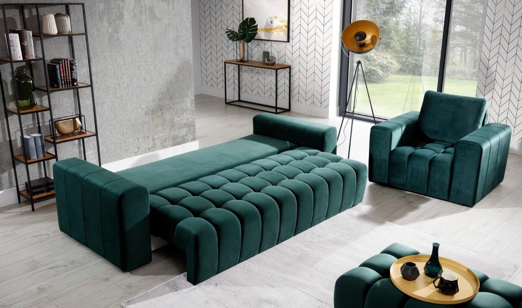 Sofa NORE Lazaro 05, mėlyna цена и информация | Sofos | pigu.lt