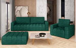 Комплект мягкой мебели NORE Lazaro 18, зеленый