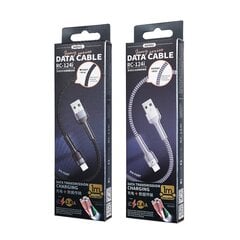 Remax laidas, USB - Lightning cable, 1 m, sidabrinis kaina ir informacija | Laidai telefonams | pigu.lt