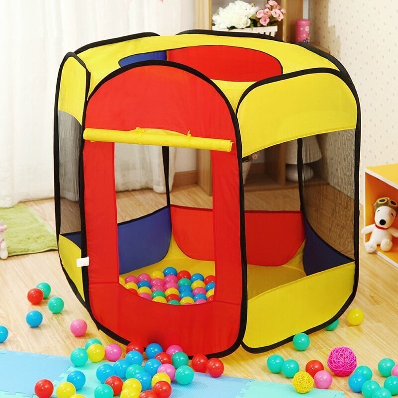Vaikiška palapinė - baseinas+100 kamuoliukų iPlay kaina ir informacija | Vaikų žaidimų nameliai | pigu.lt