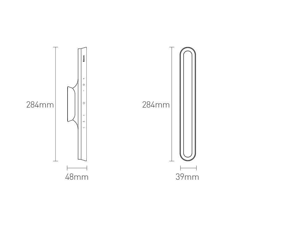 Baseus Magnetic Stepless Dimming Charging Desk Lamp Pro white (DGXC-02) цена и информация | LED juostos | pigu.lt