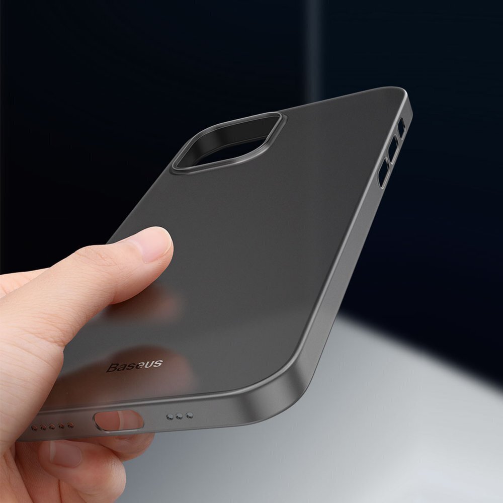 Telefono dėklas Baseus skirtas Apple iPhone 12 mini, juoda цена и информация | Telefono dėklai | pigu.lt