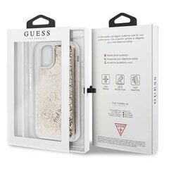 Guess GUOHCN61GLHFLGO Apple iPhone 11 gold kaina ir informacija | Telefono dėklai | pigu.lt