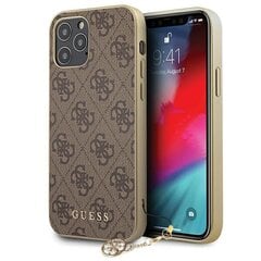 Чехол Guess GUHCP12MGF4GBR для iPhone 12/12 Pro, коричневый цена и информация | Чехлы для телефонов | pigu.lt