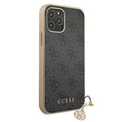 Чехол Guess 4G Charms для iPhone 12/12 Pro 6.1, серый GUHCP12MGF4GGR  цена и информация | Чехлы для телефонов | pigu.lt