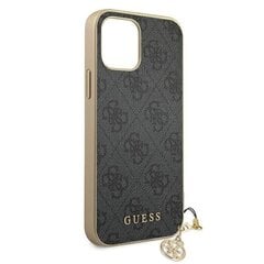 Чехол Guess 4G Charms для iPhone 12/12 Pro 6.1, серый GUHCP12MGF4GGR  цена и информация | Чехлы для телефонов | pigu.lt
