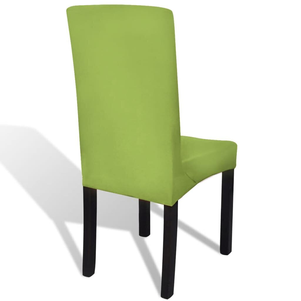 Tamprūs ir tiesūs užvalkalai kėdėms, 4 vnt., žalios spalvos kaina ir informacija | Baldų užvalkalai | pigu.lt