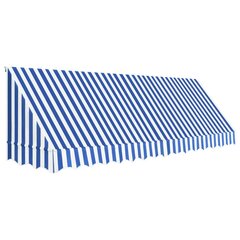 Markizė Bistro, 400x120 cm, mėlyna цена и информация | Зонты, маркизы, стойки | pigu.lt