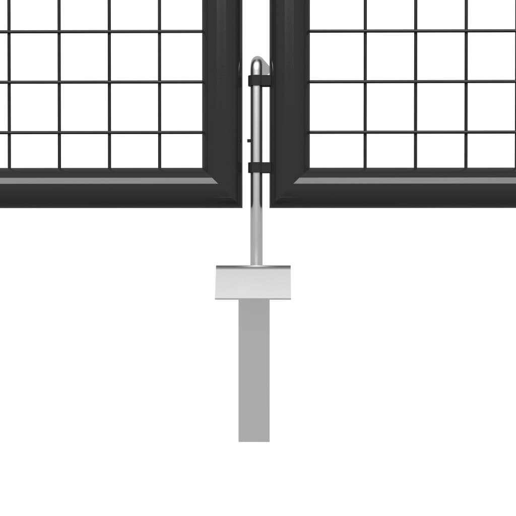 Sodo vartai, 500x100cm, plieniniai kaina ir informacija | Tvoros ir jų priedai | pigu.lt